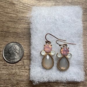 Gold, multi-gem dangles